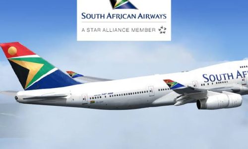 SAA Plane and logo